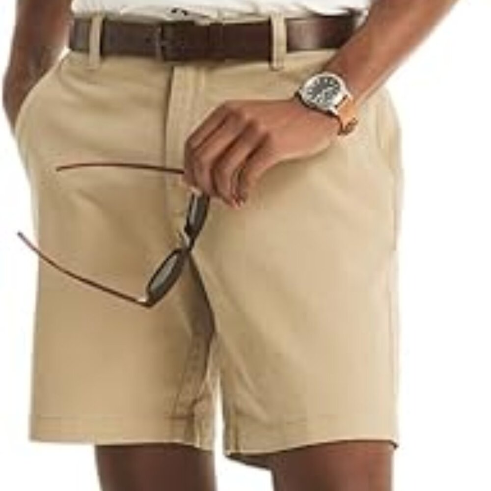 Nautica Men's 8.5-inch Deck Shorts, Khaki, 40